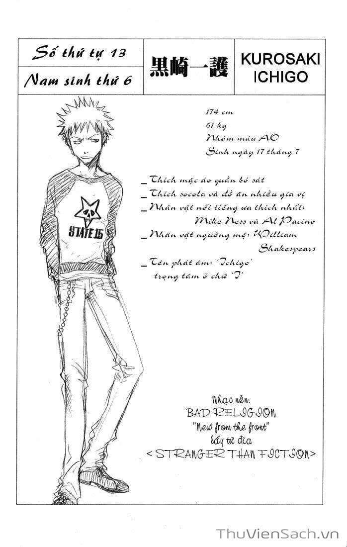 Truyện Tranh Bleach - Sứ Mạng Thần Chết trang 6
