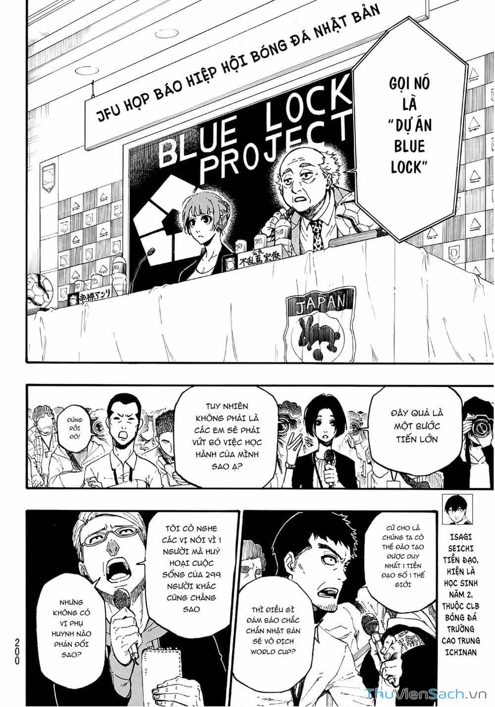 Truyện Tranh Tiền Đạo Số 1 - Blue Lock trang 6