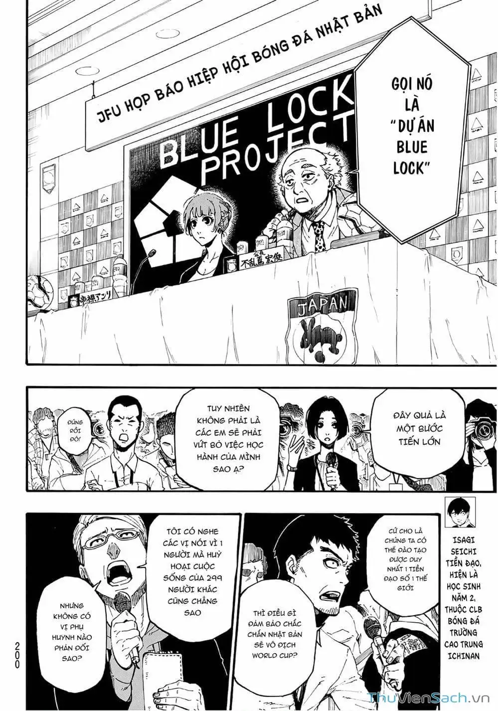Truyện Tranh Tiền Đạo Số 1 - Blue Lock trang 5