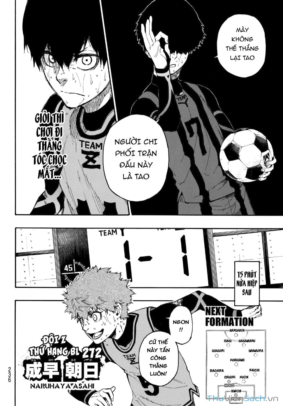 Truyện Tranh Tiền Đạo Số 1 - Blue Lock trang 5