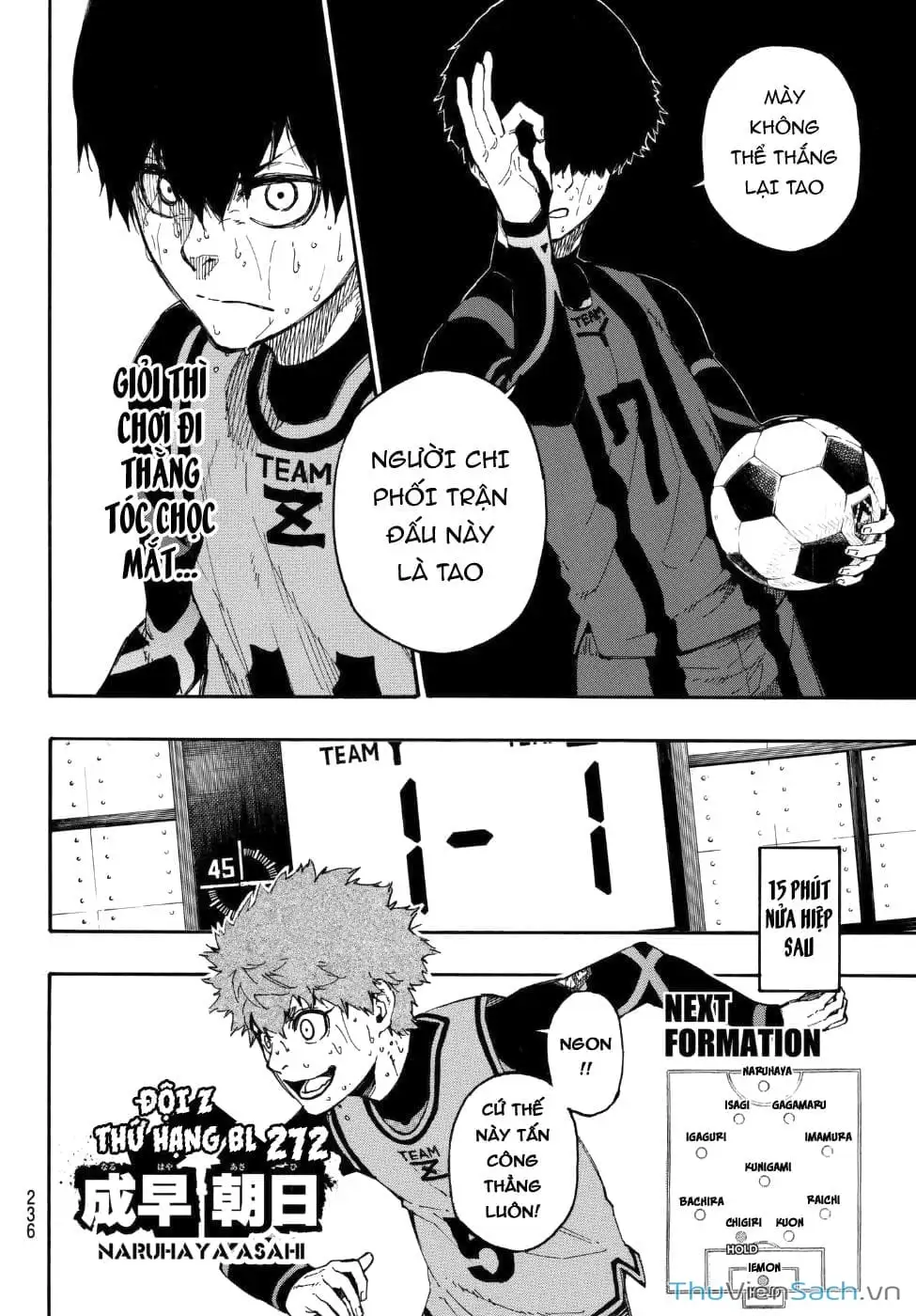 Truyện Tranh Tiền Đạo Số 1 - Blue Lock trang 5