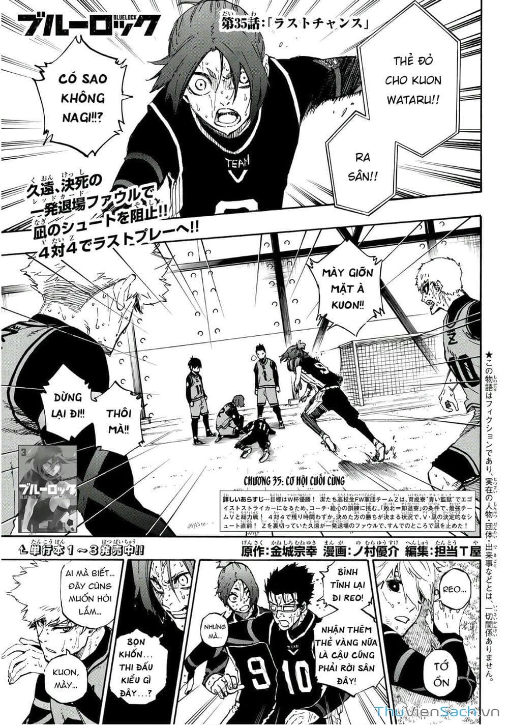 Truyện Tranh Tiền Đạo Số 1 - Blue Lock trang 6