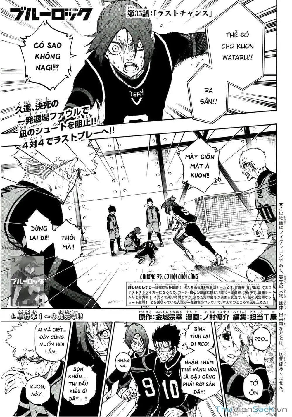 Truyện Tranh Tiền Đạo Số 1 - Blue Lock trang 5