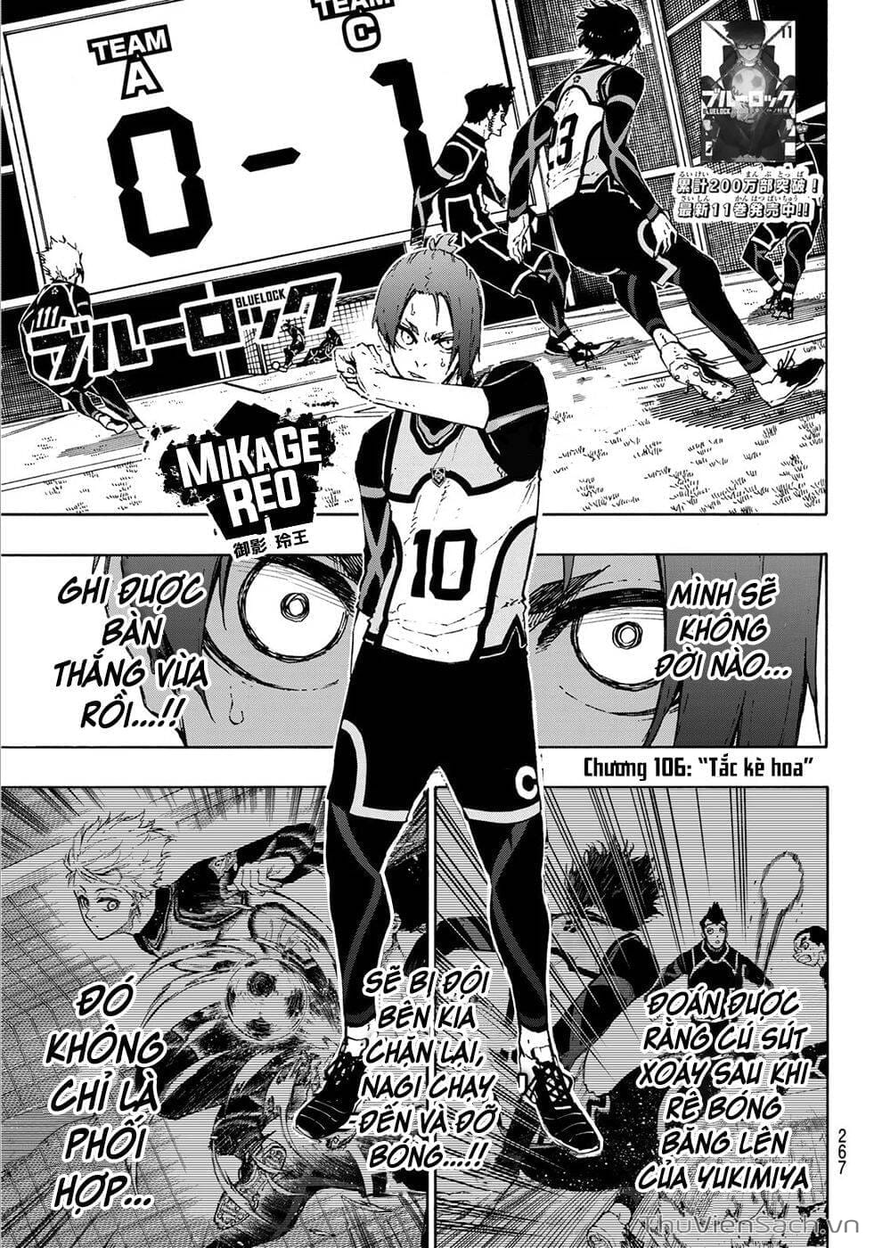 Truyện Tranh Tiền Đạo Số 1 - Blue Lock trang 6