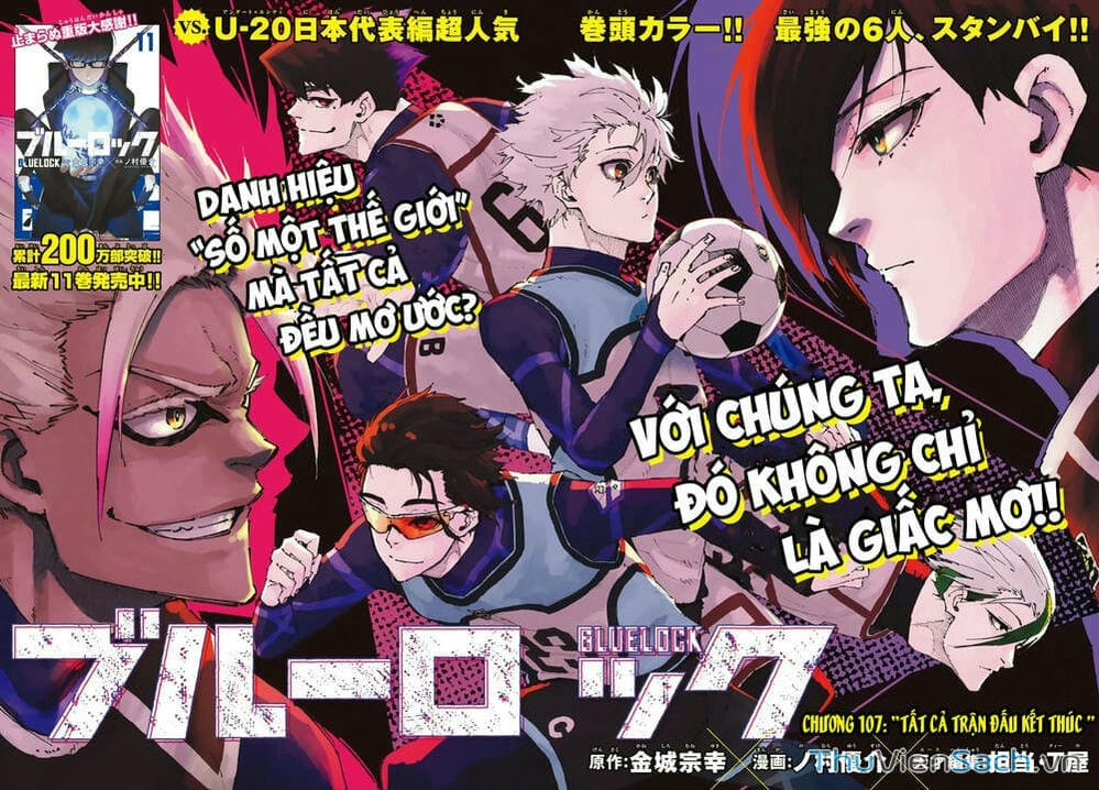 Truyện Tranh Tiền Đạo Số 1 - Blue Lock trang 6