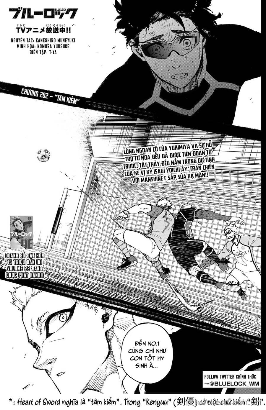 Truyện Tranh Tiền Đạo Số 1 - Blue Lock trang 5