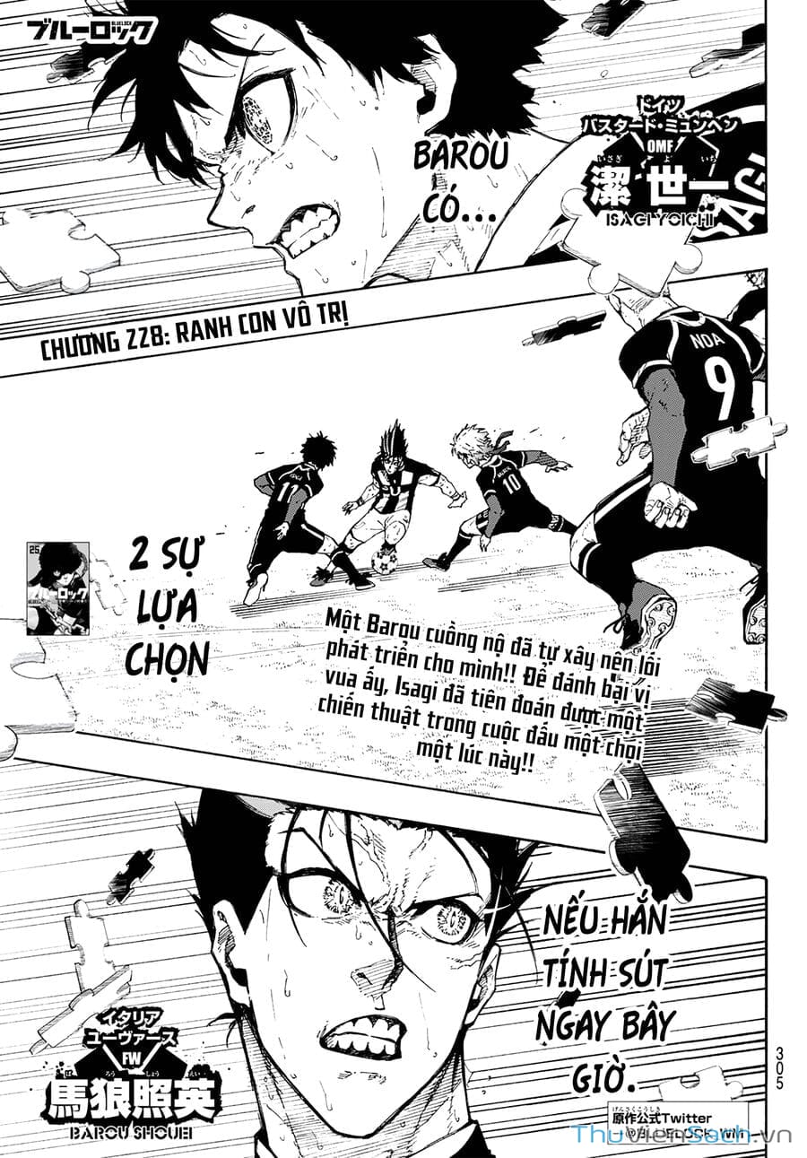 Truyện Tranh Tiền Đạo Số 1 - Blue Lock trang 6