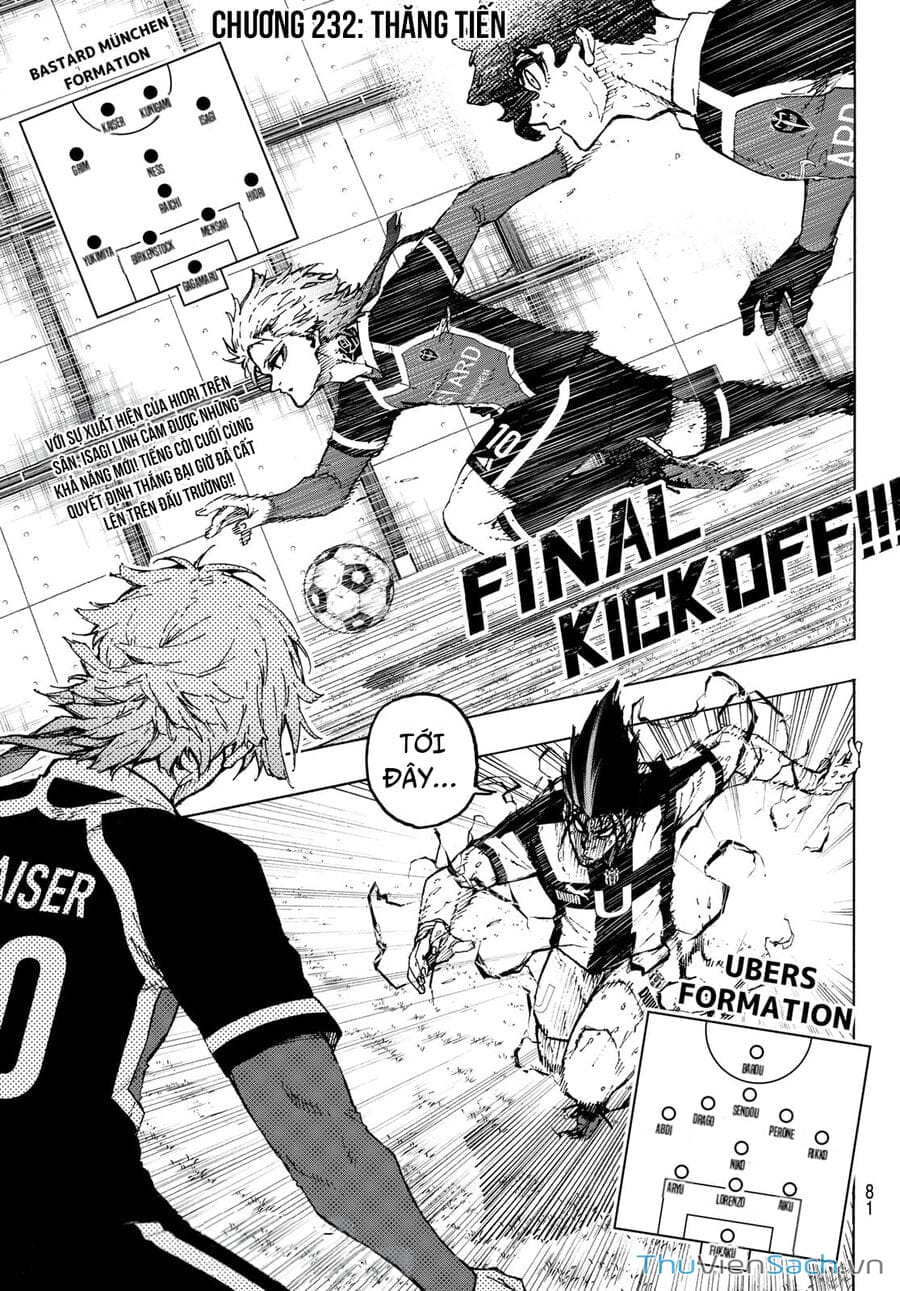 Truyện Tranh Tiền Đạo Số 1 - Blue Lock trang 6