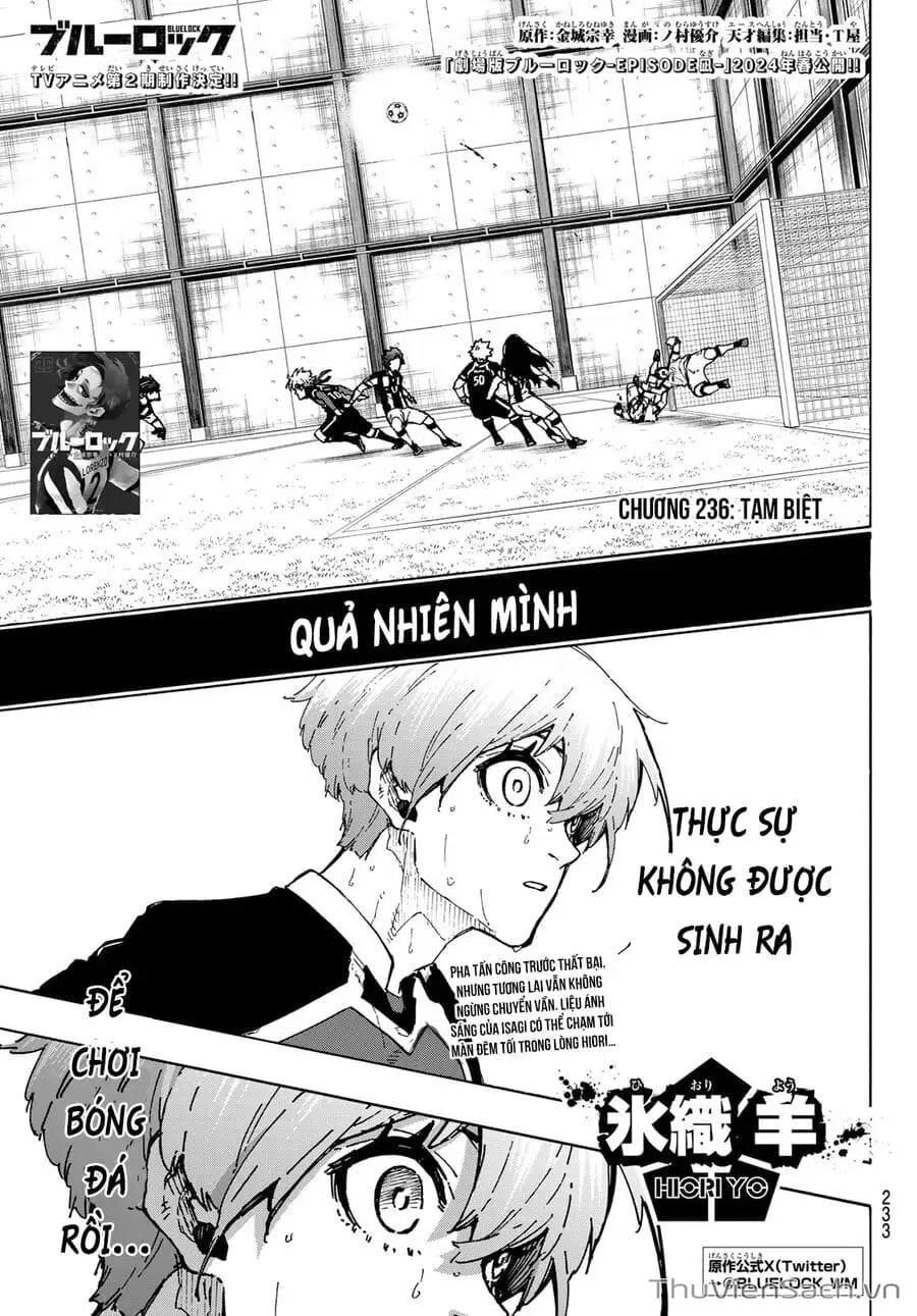 Truyện Tranh Tiền Đạo Số 1 - Blue Lock trang 5