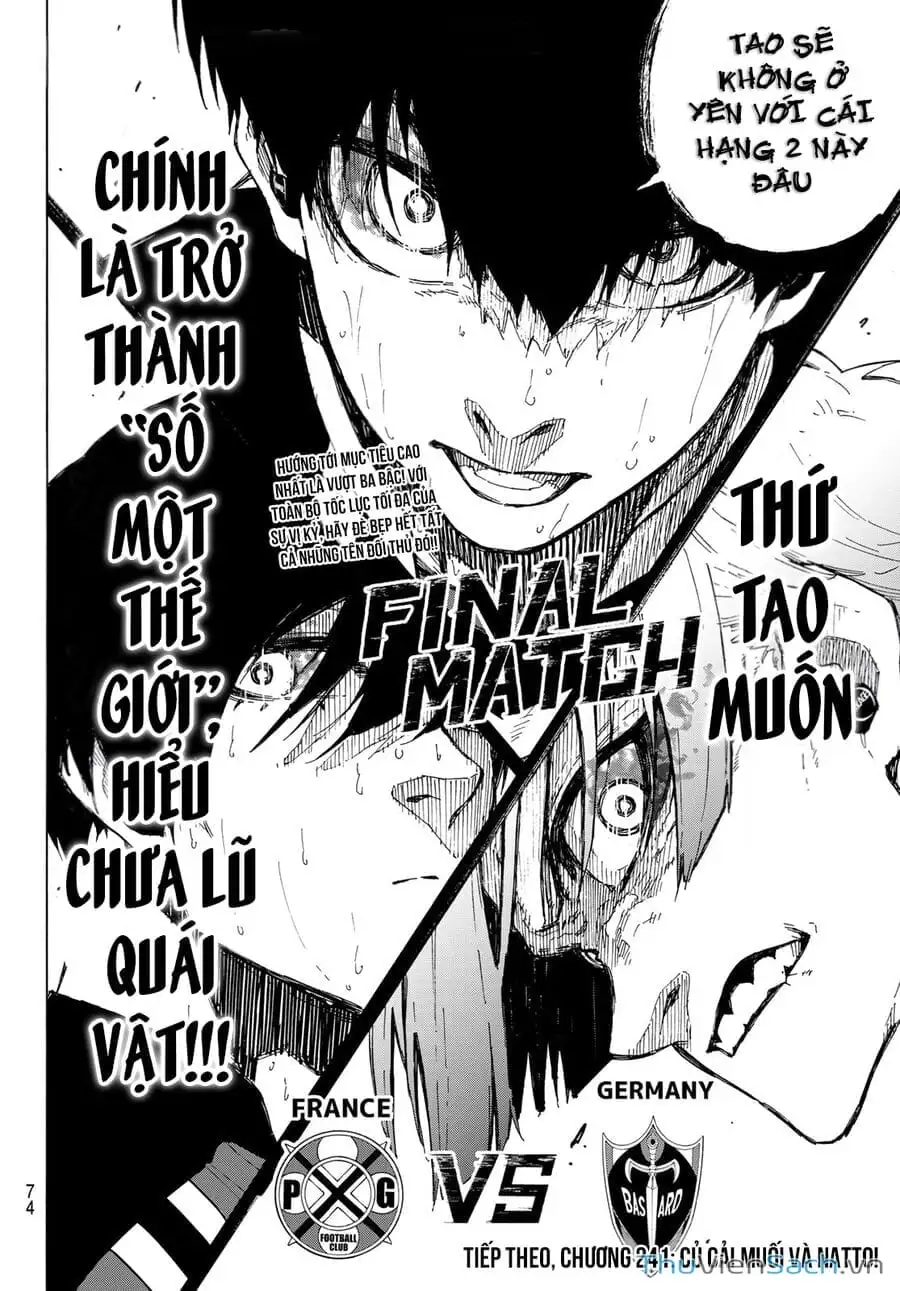 Truyện Tranh Tiền Đạo Số 1 - Blue Lock trang 5