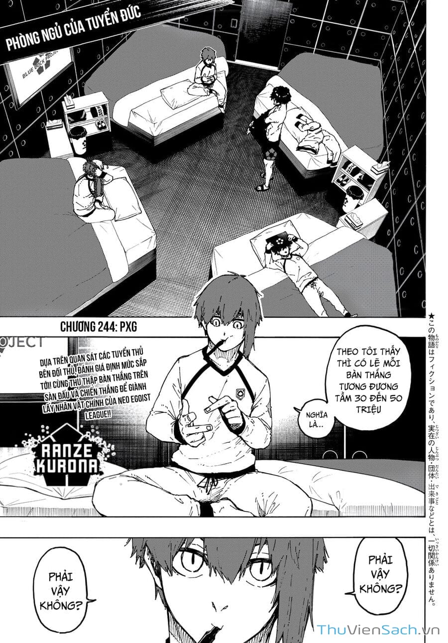 Truyện Tranh Tiền Đạo Số 1 - Blue Lock trang 6