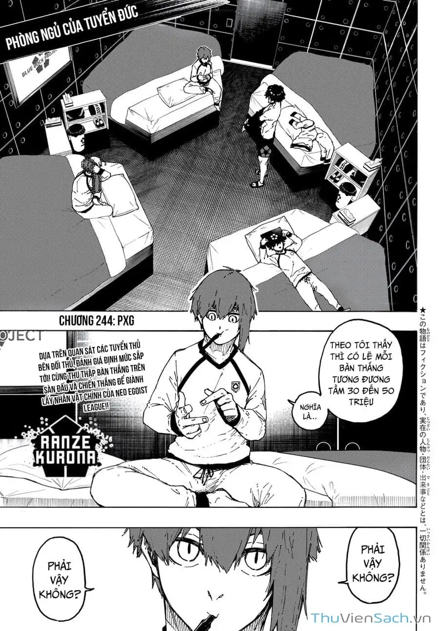 Truyện Tranh Tiền Đạo Số 1 - Blue Lock trang 5