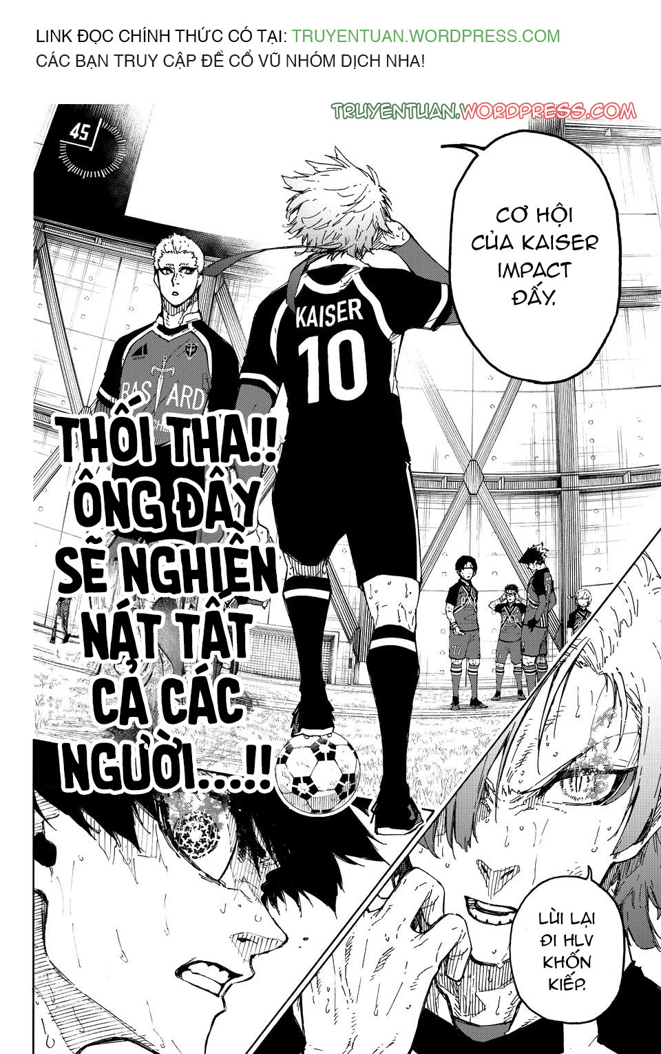 Truyện Tranh Tiền Đạo Số 1 - Blue Lock trang 6