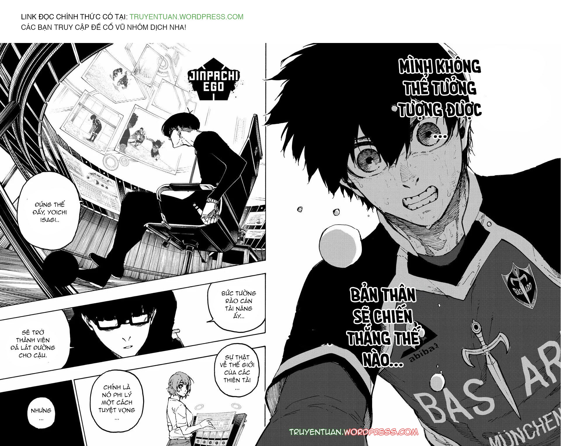 Truyện Tranh Tiền Đạo Số 1 - Blue Lock trang 6