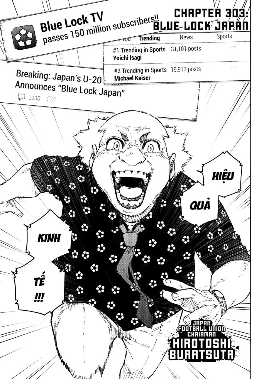 Truyện Tranh Tiền Đạo Số 1 - Blue Lock trang 6