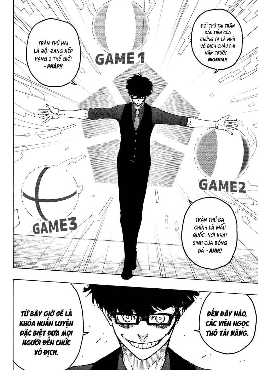 Truyện Tranh Tiền Đạo Số 1 - Blue Lock trang 6