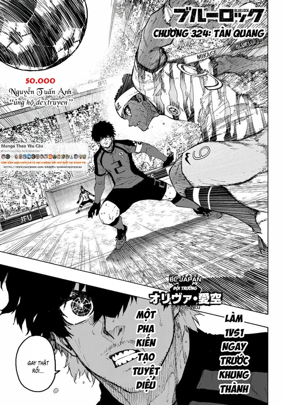 Truyện Tranh Tiền Đạo Số 1 - Blue Lock trang 6