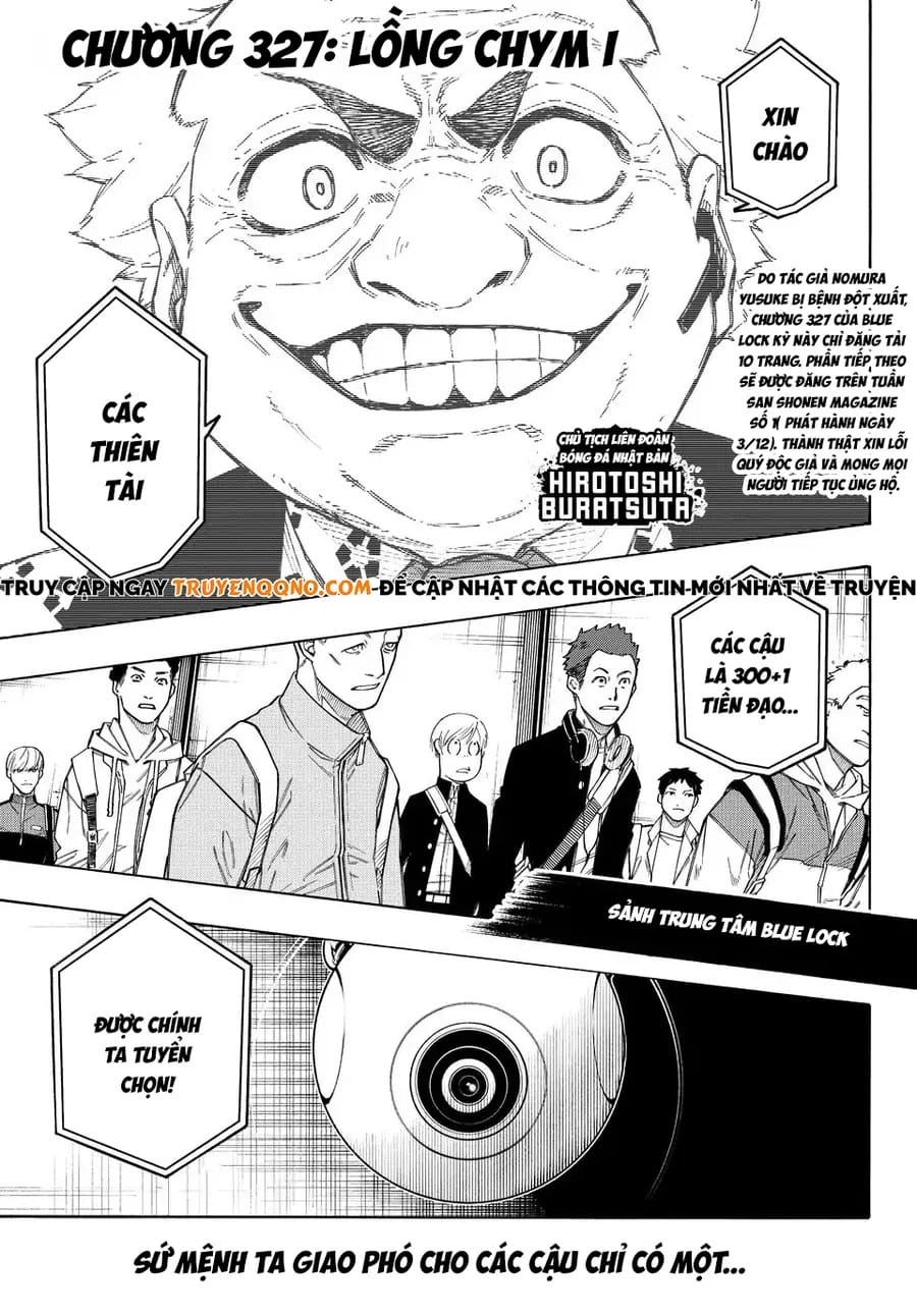 Truyện Tranh Tiền Đạo Số 1 - Blue Lock trang 6