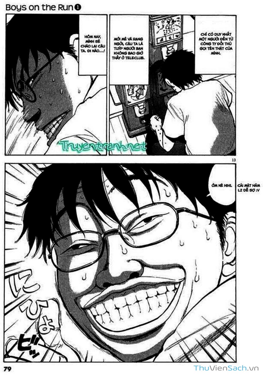 Truyện Tranh Đừng Hèn Với Cuộc Sống - Boys On The Run trang 6