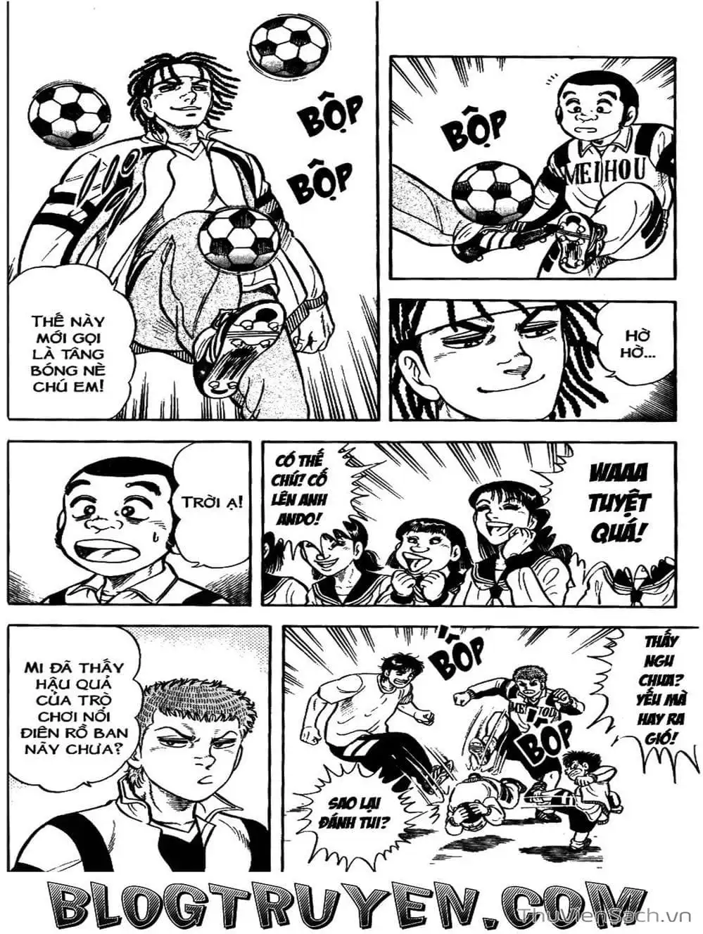 Truyện Tranh Sóng Gió Cầu Trường - Buttobi Itto trang 2