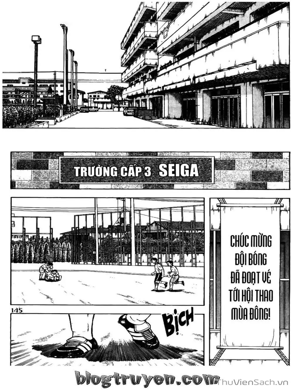 Truyện Tranh Sóng Gió Cầu Trường - Buttobi Itto trang 2