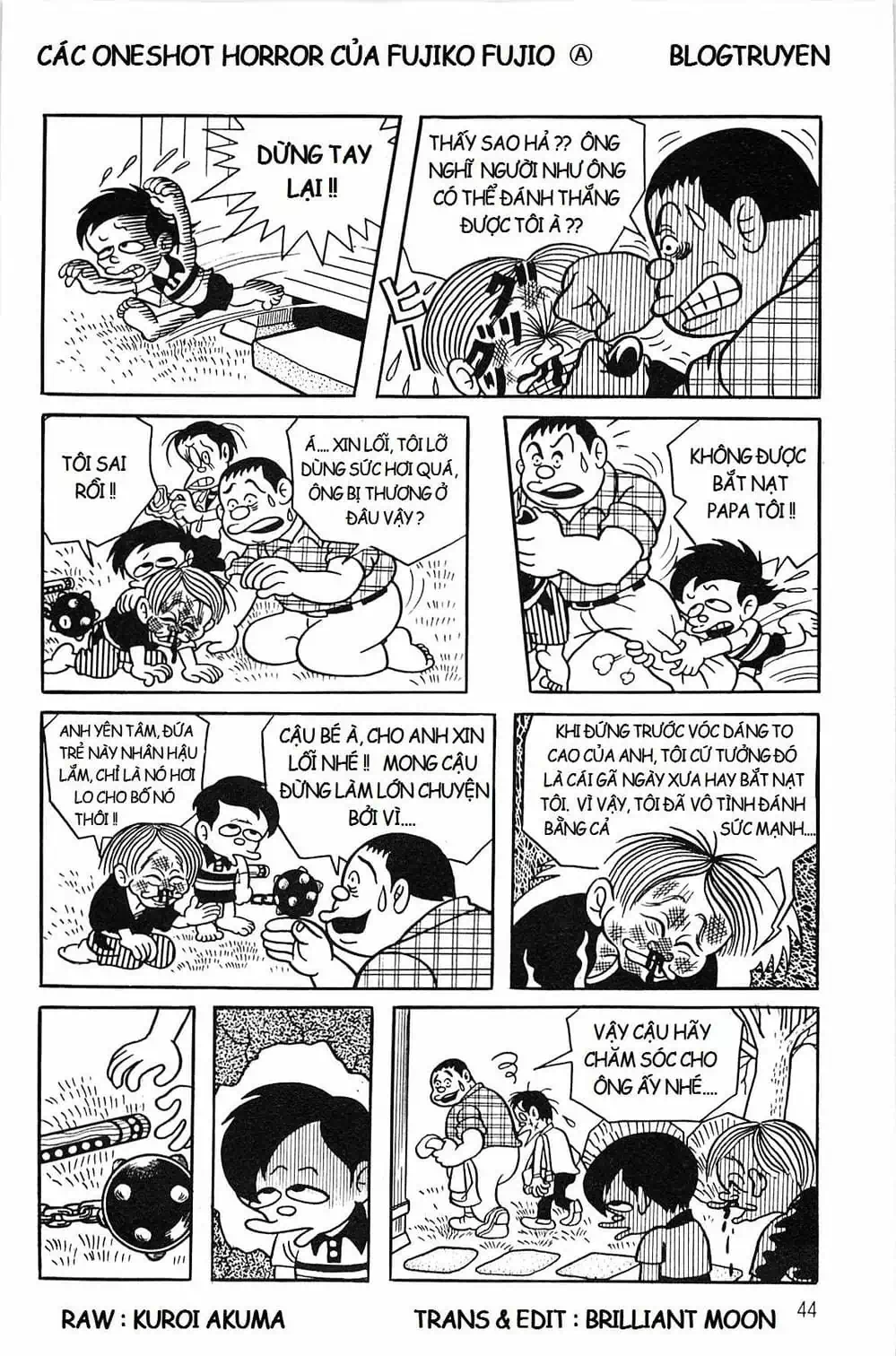 Truyện Tranh Các Oneshot Horror Của Fujiko F. Fujio trang 3