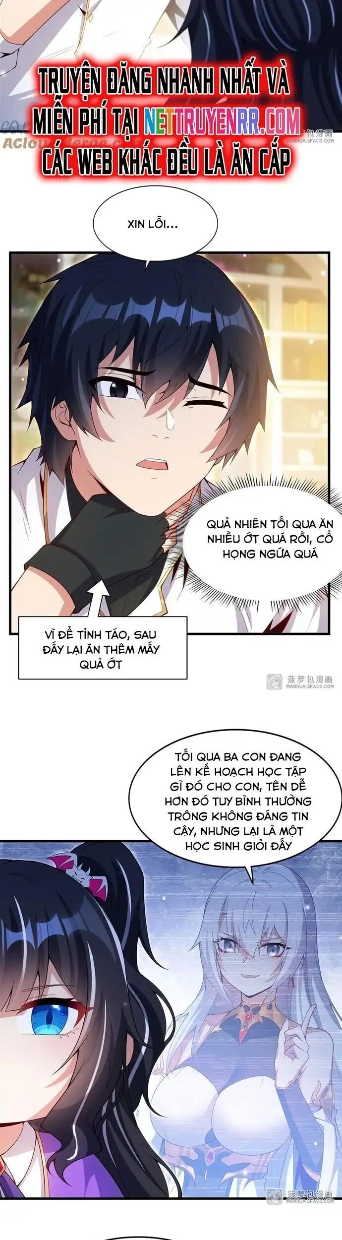 Truyện Tranh Im Miệng Đi Ác Long Ta Không Muốn Cùng Ngươi Trông Trẻ Đâu! trang 4