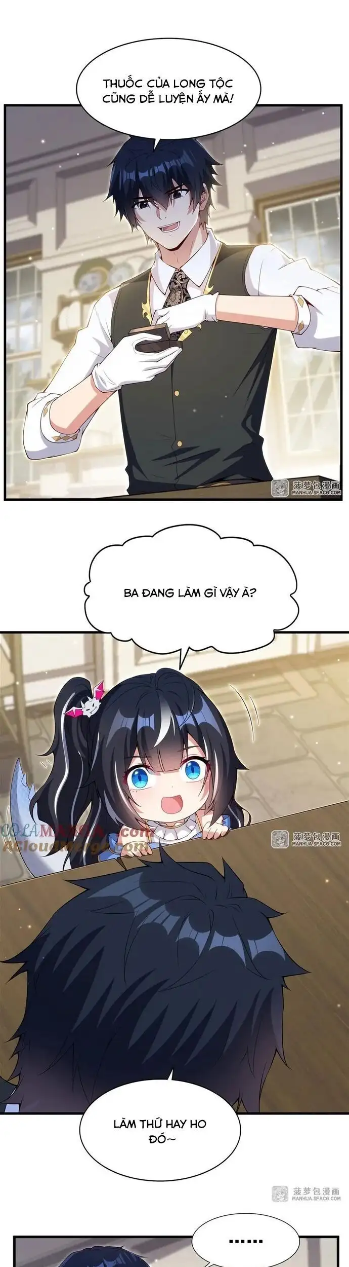 Truyện Tranh Im Miệng Đi Ác Long Ta Không Muốn Cùng Ngươi Trông Trẻ Đâu! trang 4