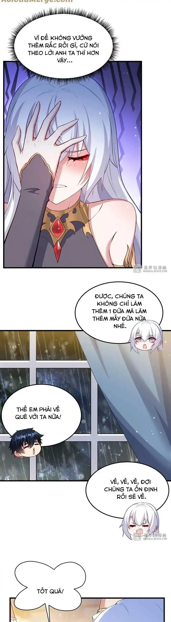 Truyện Tranh Im Miệng Đi Ác Long Ta Không Muốn Cùng Ngươi Trông Trẻ Đâu! trang 4