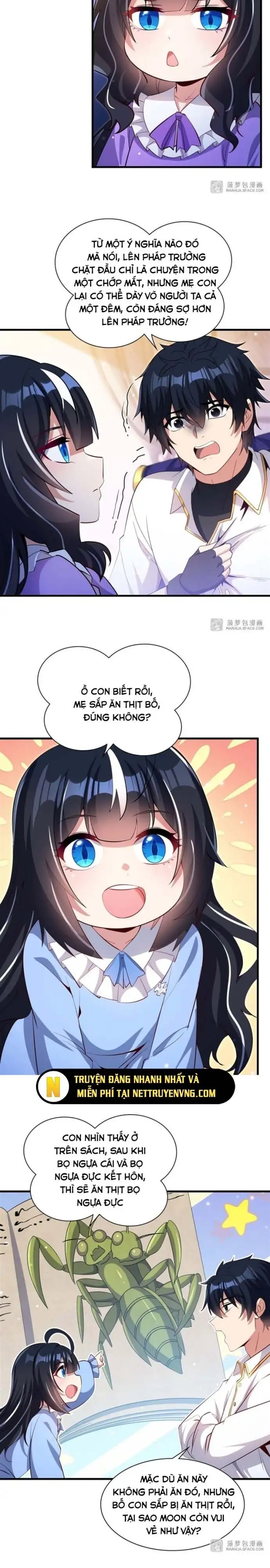 Truyện Tranh Im Miệng Đi Ác Long Ta Không Muốn Cùng Ngươi Trông Trẻ Đâu! trang 4