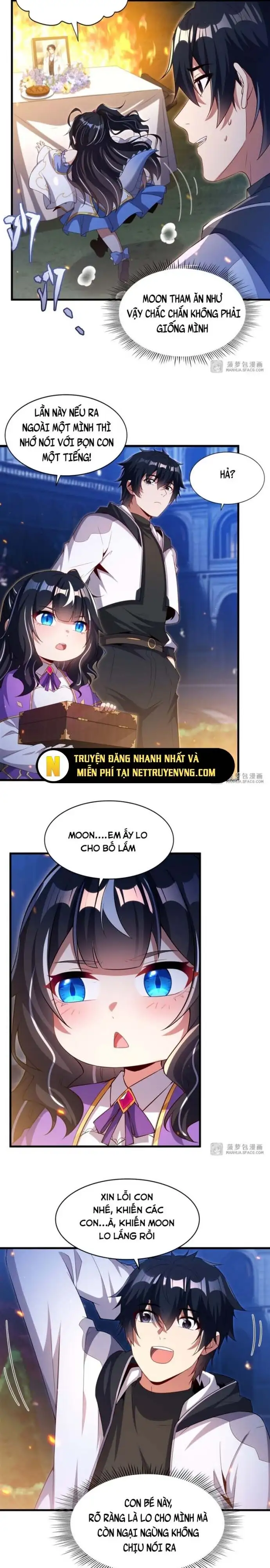 Truyện Tranh Im Miệng Đi Ác Long Ta Không Muốn Cùng Ngươi Trông Trẻ Đâu! trang 4