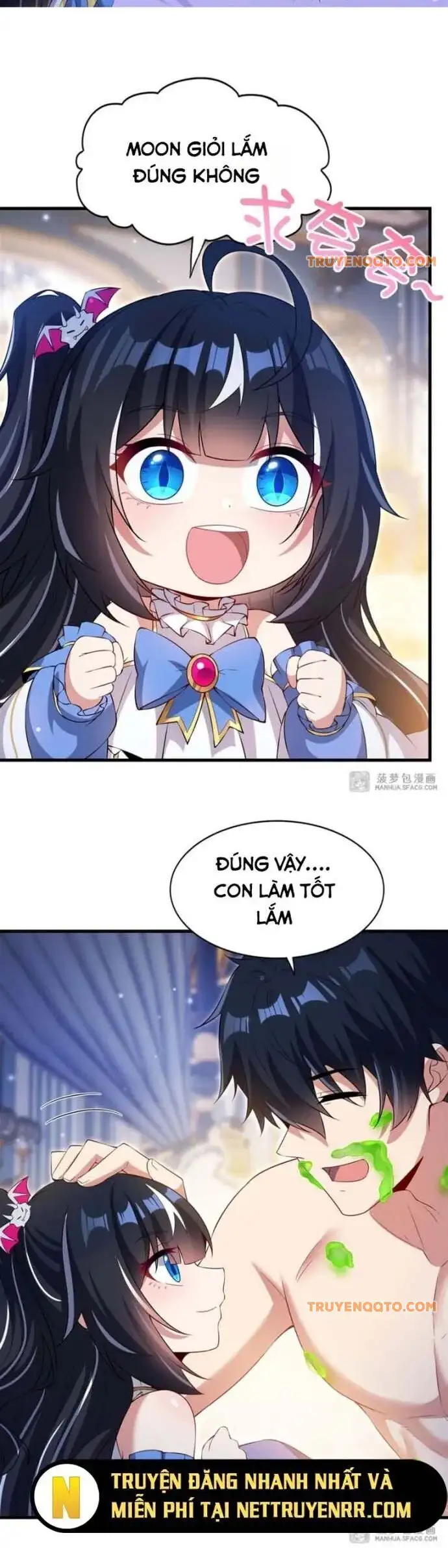 Truyện Tranh Im Miệng Đi Ác Long Ta Không Muốn Cùng Ngươi Trông Trẻ Đâu! trang 4