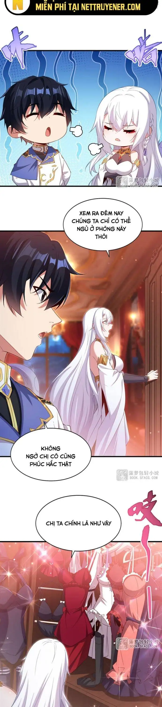 Truyện Tranh Im Miệng Đi Ác Long Ta Không Muốn Cùng Ngươi Trông Trẻ Đâu! trang 4