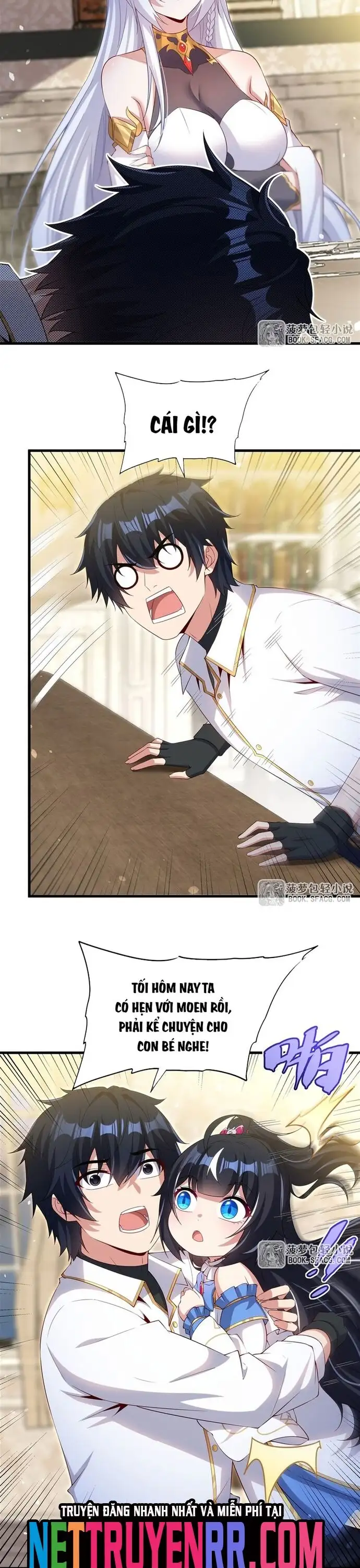 Truyện Tranh Im Miệng Đi Ác Long Ta Không Muốn Cùng Ngươi Trông Trẻ Đâu! trang 4