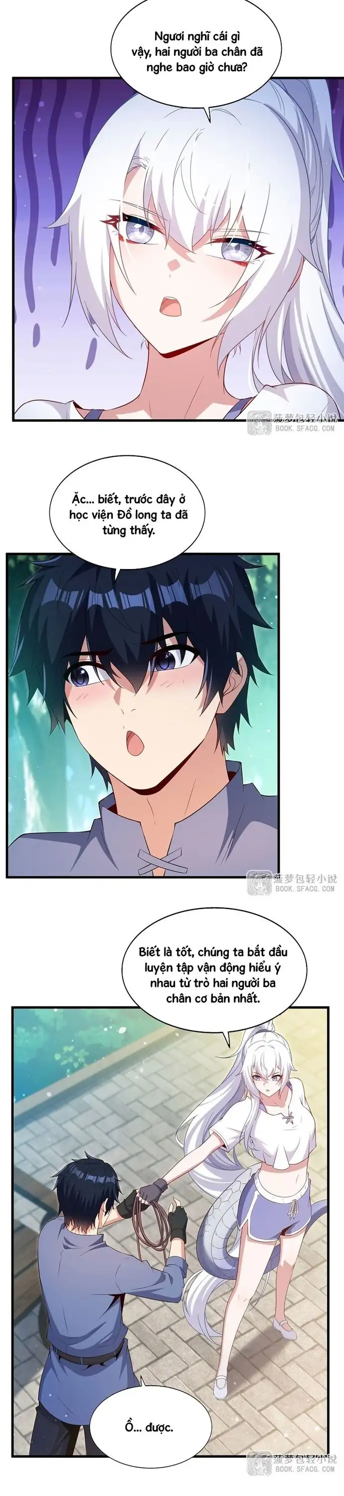 Truyện Tranh Im Miệng Đi Ác Long Ta Không Muốn Cùng Ngươi Trông Trẻ Đâu! trang 4