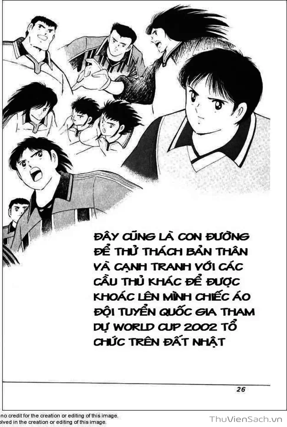 Truyện Tranh Tsubasa - Đường Tới 2002 trang 4