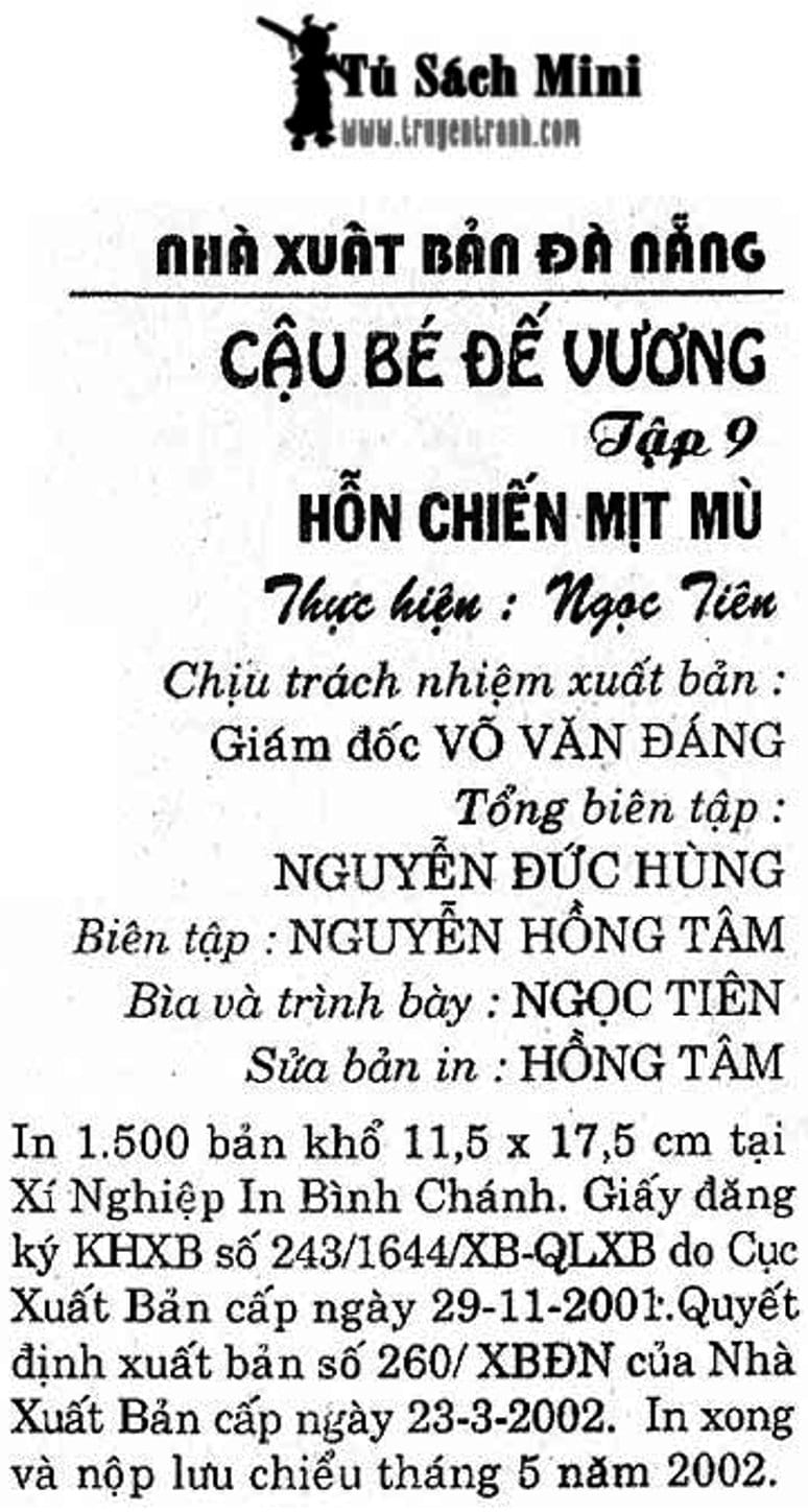 Truyện Tranh Cậu Bé Đế Vương trang 5