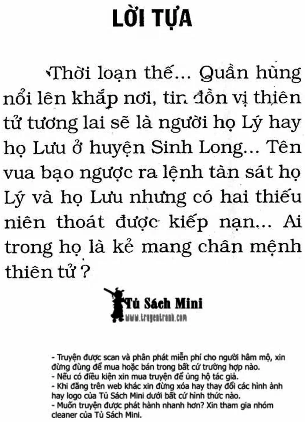 Truyện Tranh Cậu Bé Đế Vương trang 5