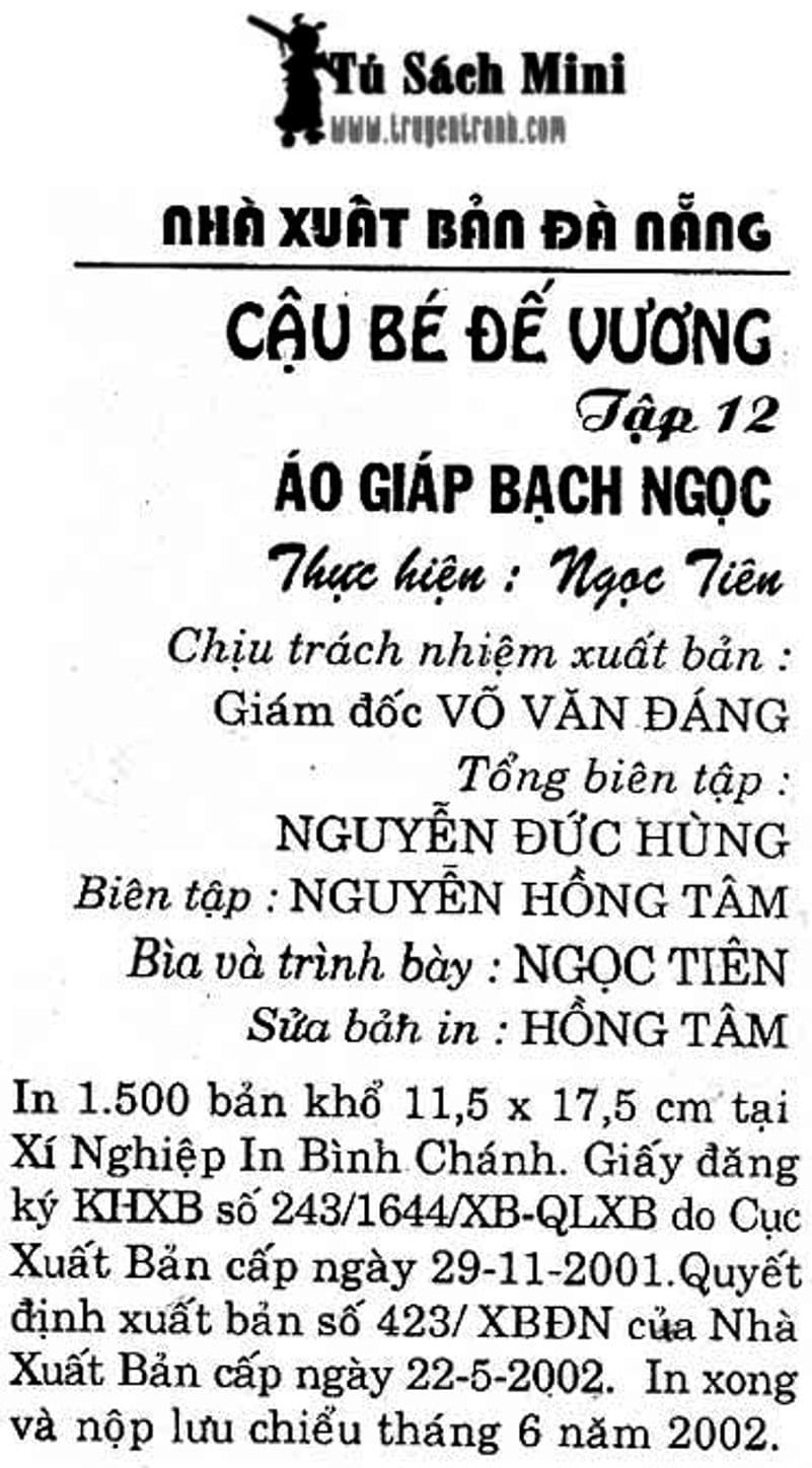 Truyện Tranh Cậu Bé Đế Vương trang 5