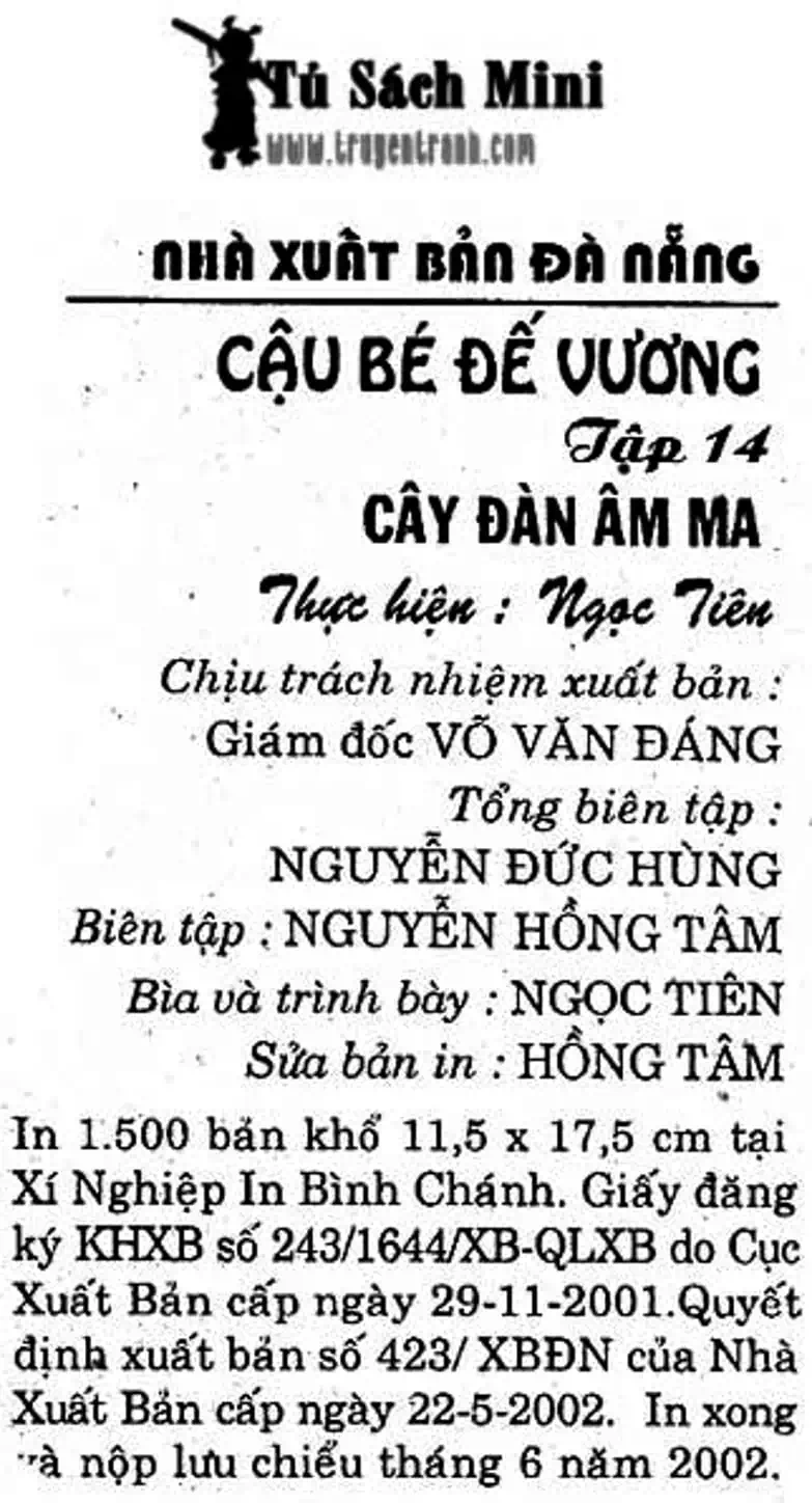 Truyện Tranh Cậu Bé Đế Vương trang 5