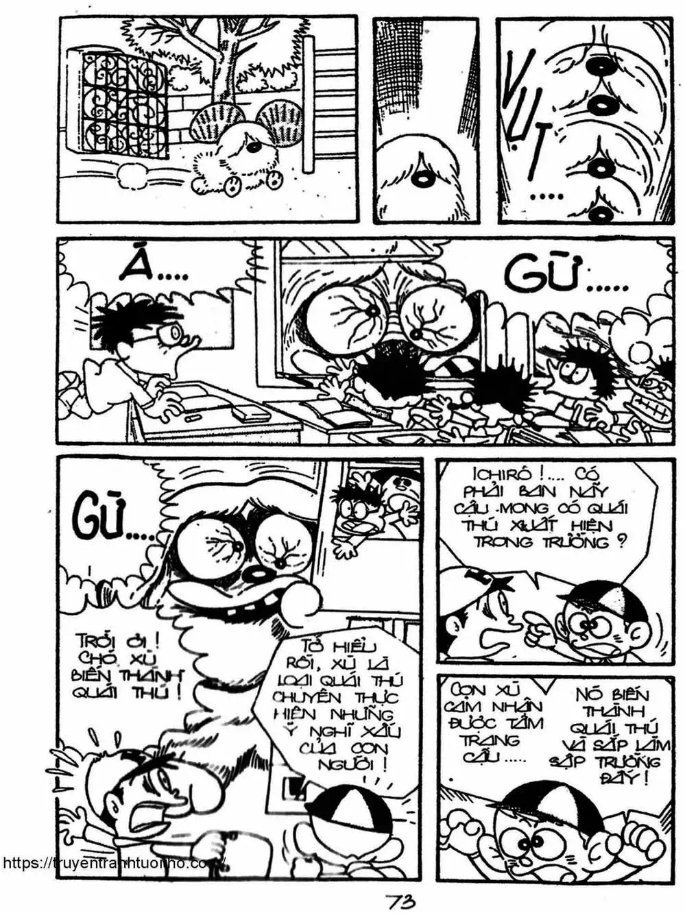 Truyện Tranh Cậu Bé Ngoài Hành Tinh - Kaibutsu Kun trang 4