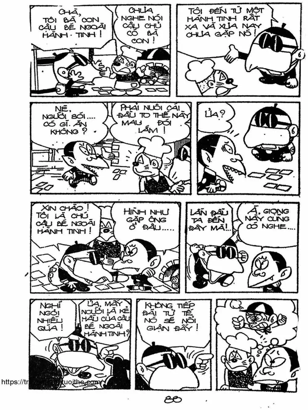 Truyện Tranh Cậu Bé Ngoài Hành Tinh - Kaibutsu Kun trang 4