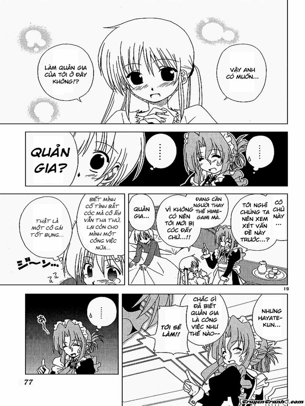 Truyện Tranh Chàng Quản Gia - Hayate No Gotoku trang 4