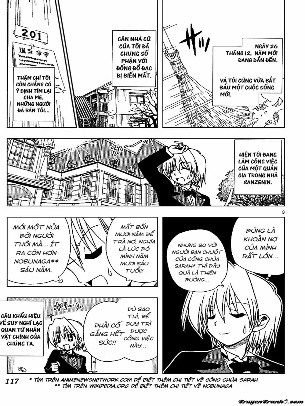 Truyện Tranh Chàng Quản Gia - Hayate No Gotoku trang 4