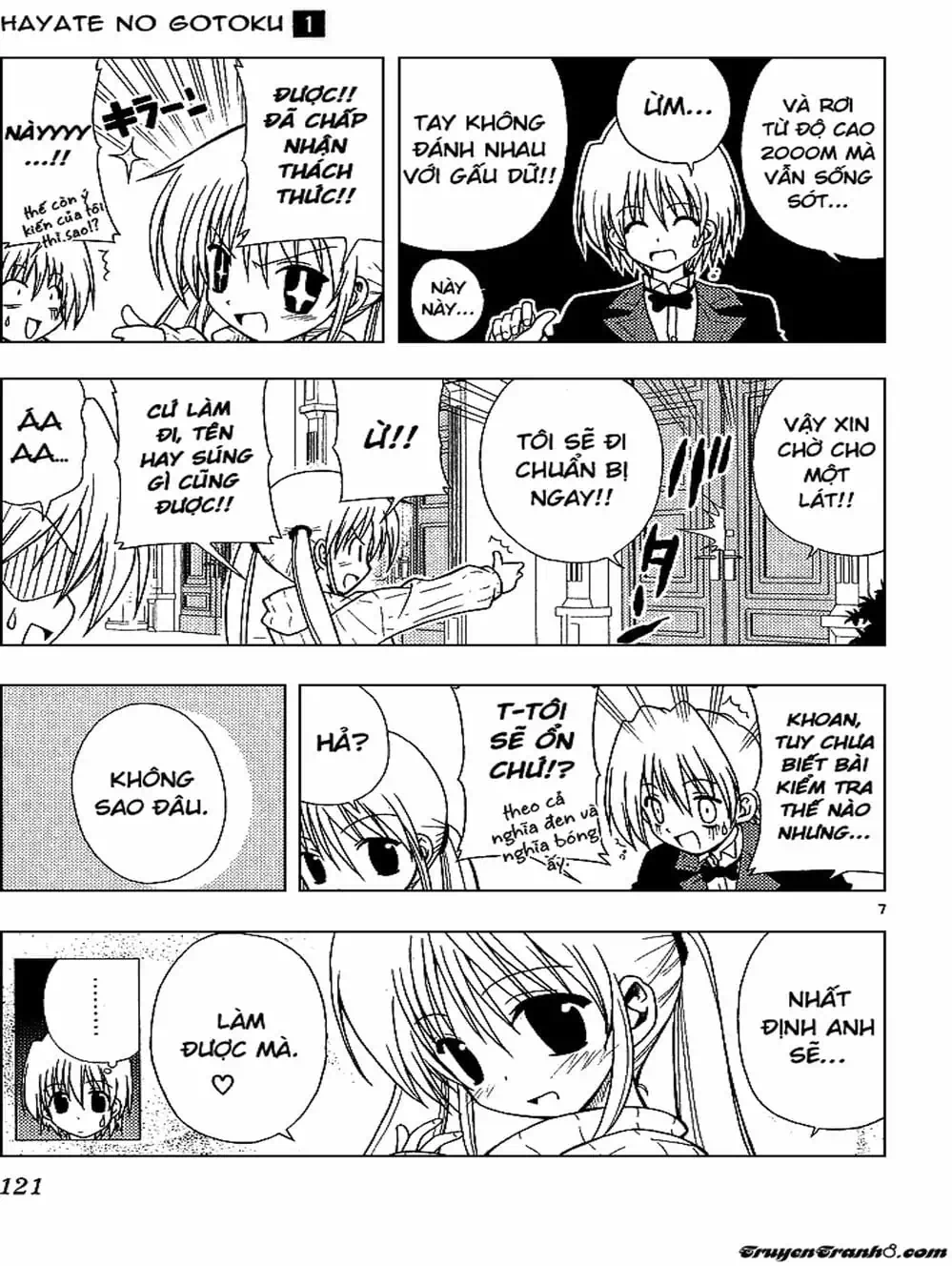 Truyện Tranh Chàng Quản Gia - Hayate No Gotoku trang 4