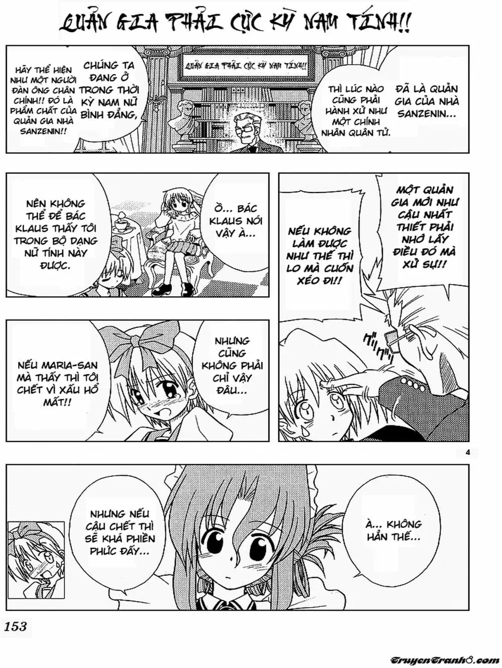 Truyện Tranh Chàng Quản Gia - Hayate No Gotoku trang 4