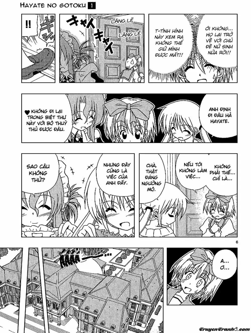 Truyện Tranh Chàng Quản Gia - Hayate No Gotoku trang 4