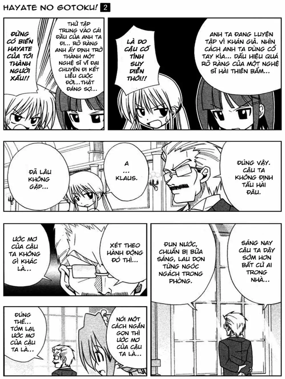 Truyện Tranh Chàng Quản Gia - Hayate No Gotoku trang 4