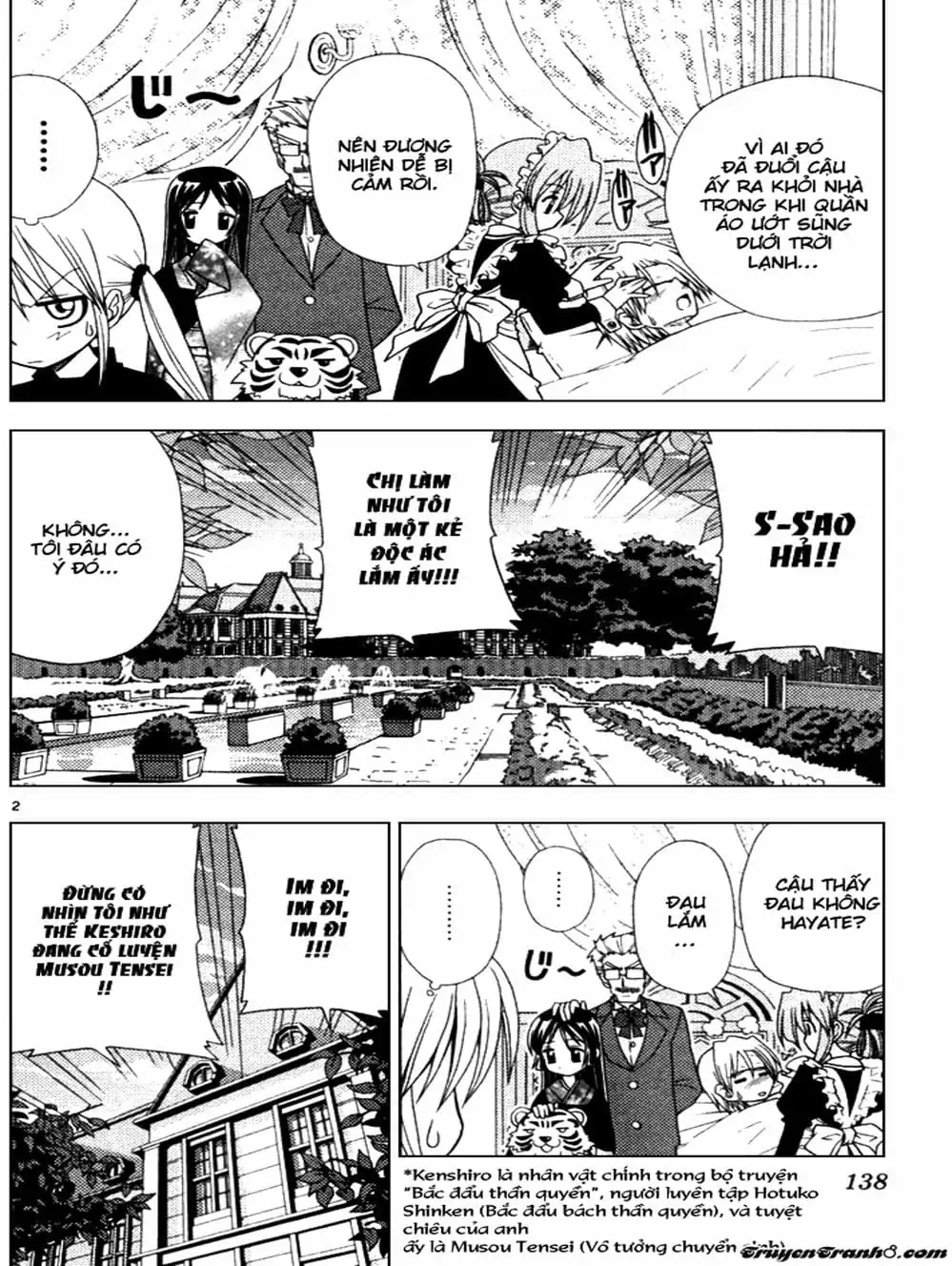 Truyện Tranh Chàng Quản Gia - Hayate No Gotoku trang 4