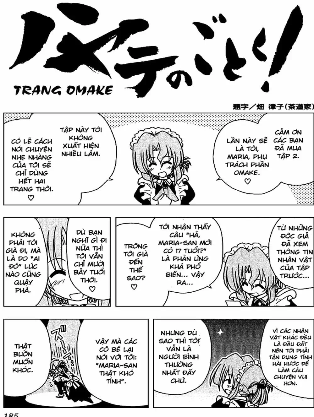 Truyện Tranh Chàng Quản Gia - Hayate No Gotoku trang 4